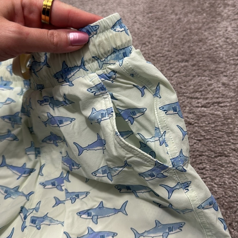 Sweet Honey Shark Lined Swim Trunks - Picture 8 of 8